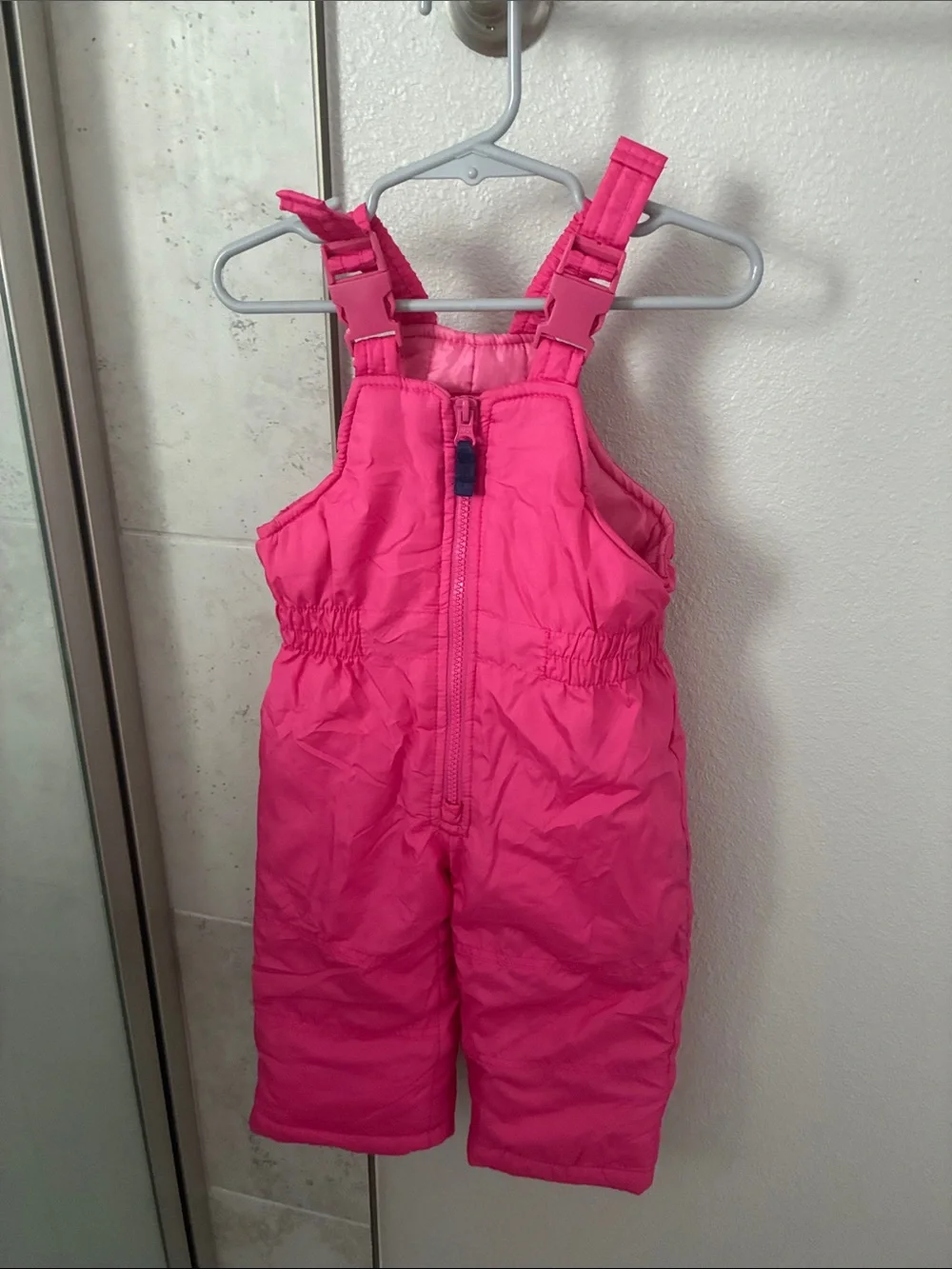 Carter's Hot Pink Insulated Bib Overalls
